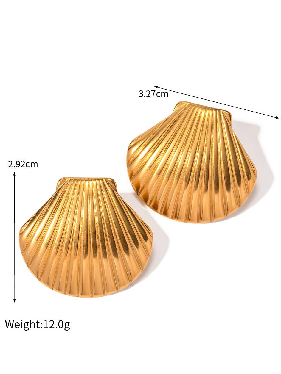 Shell Earrings Ring And Necklace