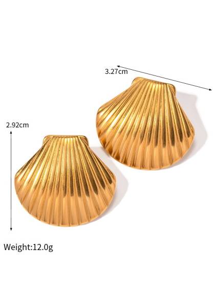 Shell Earrings Ring And Necklace