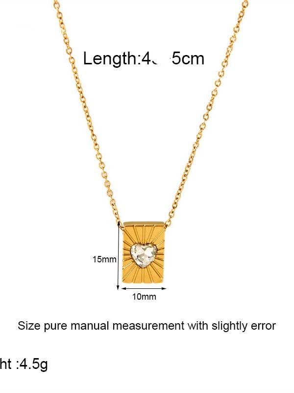 Heart Shell Palm Tree Necklace