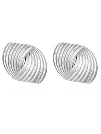 Minimalist Texture Interlaced Earrings