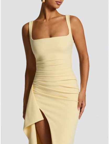 Side Slit Sling Maxi Dress