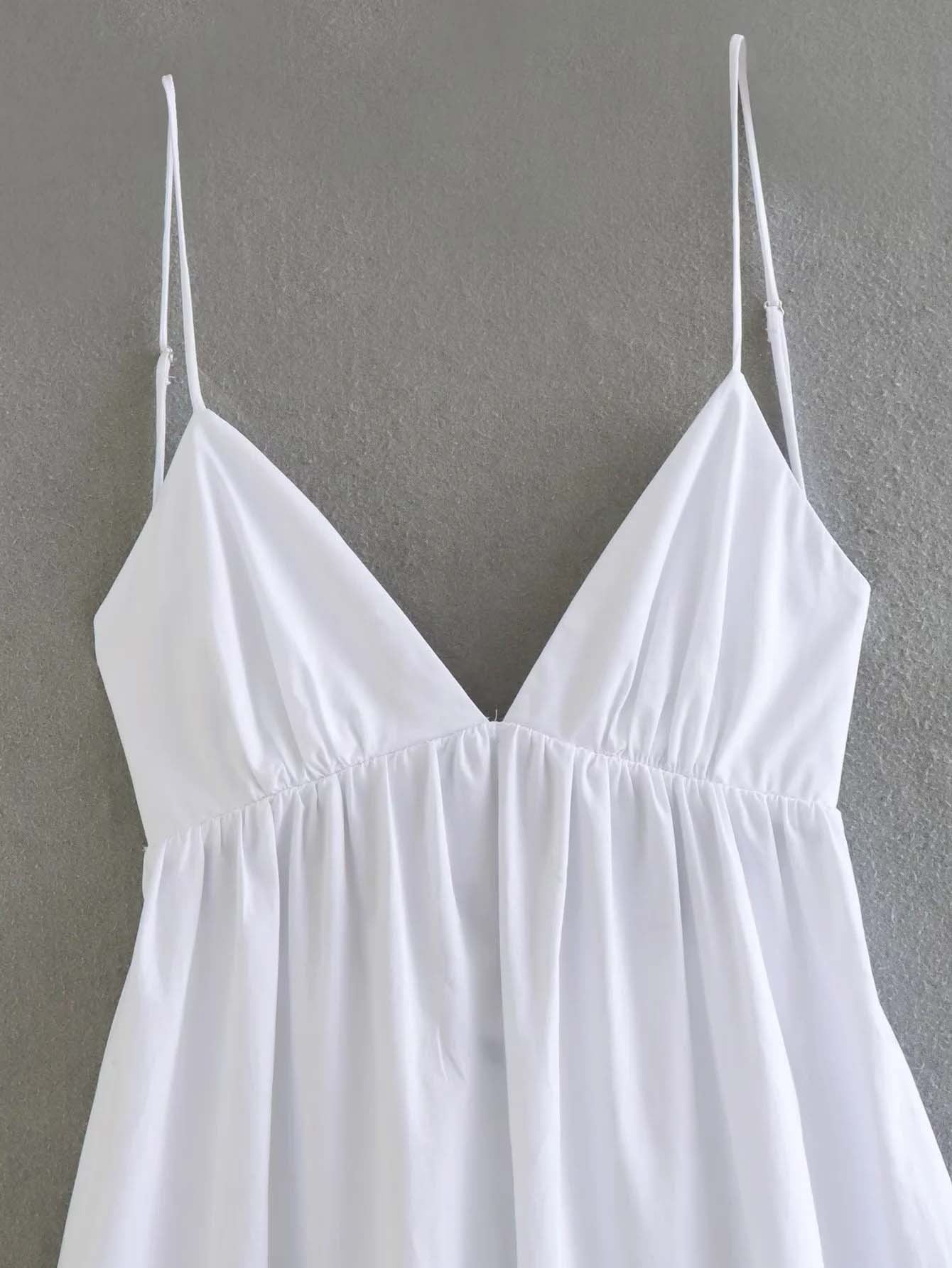 Minimalist Suspender Maxi Dress