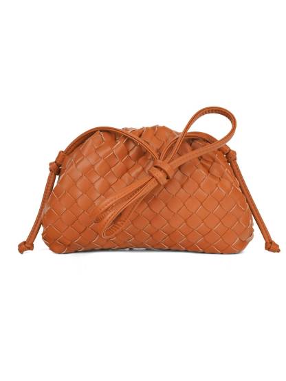 Minimalist Hand-Woven Clutch Shoulder Bag