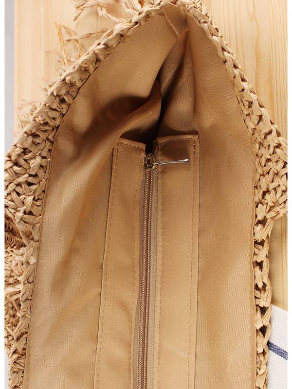 Hand-woven Seaside Holiday Straw Bag