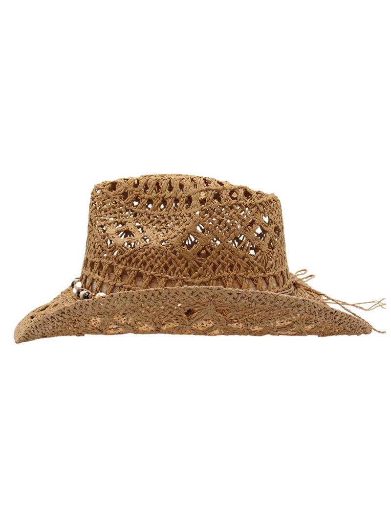 Bohemian Style Shell Element Straw Hat