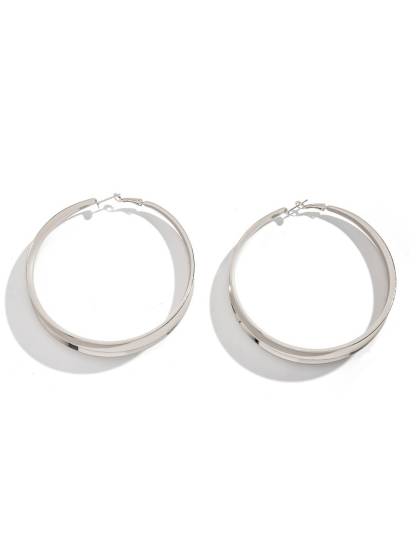 Minimalist Large Hoop Earrings