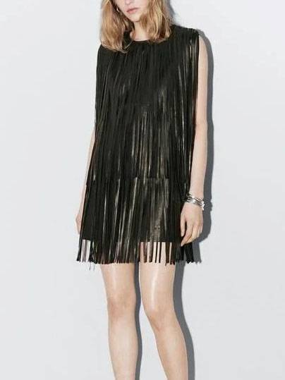Tassel Design Mini Dress