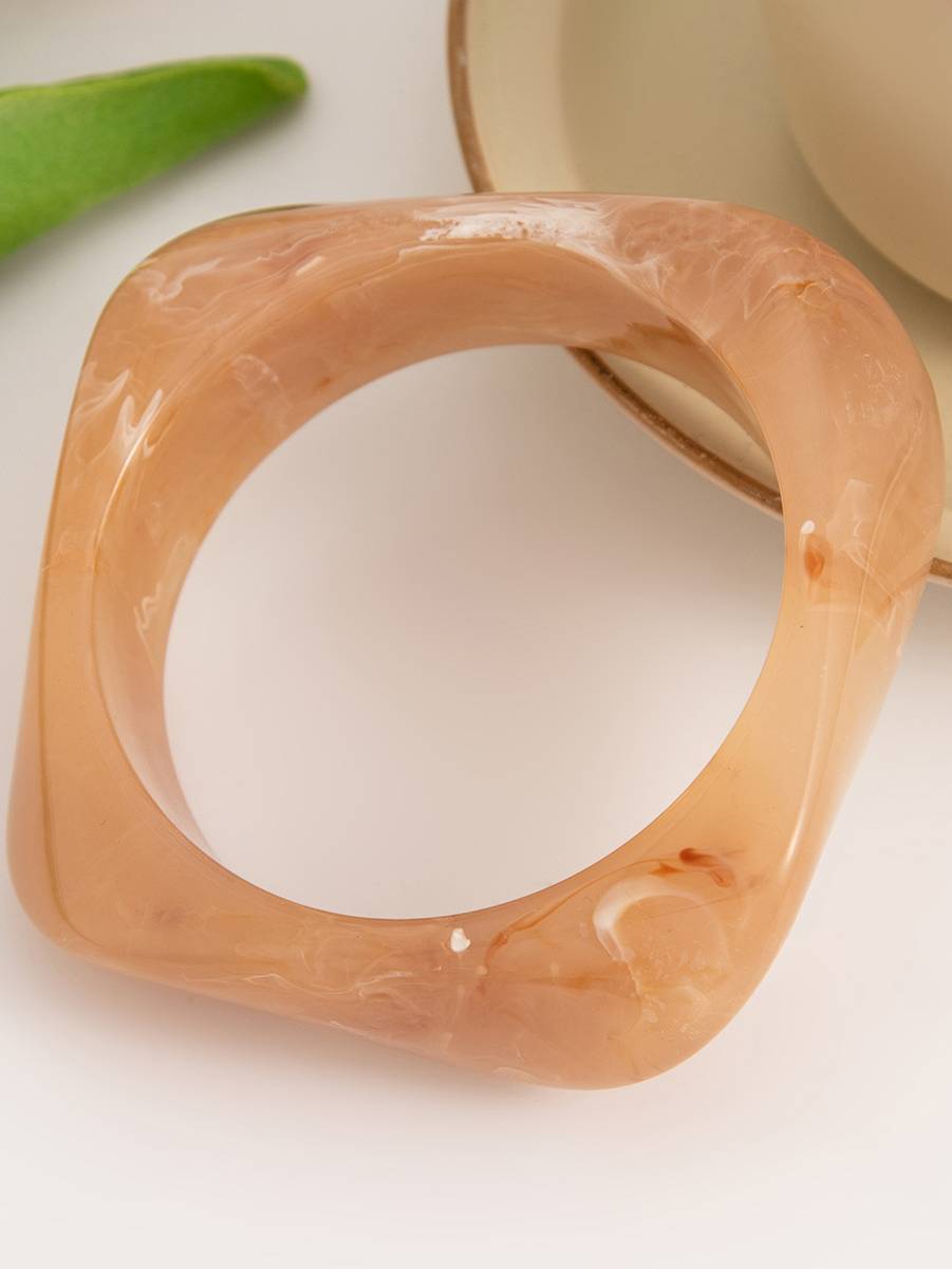 Geometric Translucent Bracelet