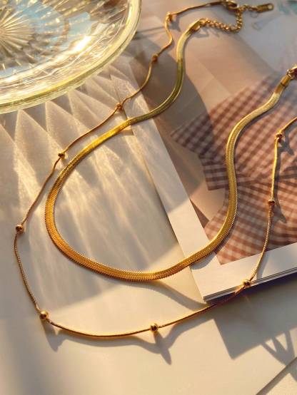 Minimalist Double-layer Necklaces