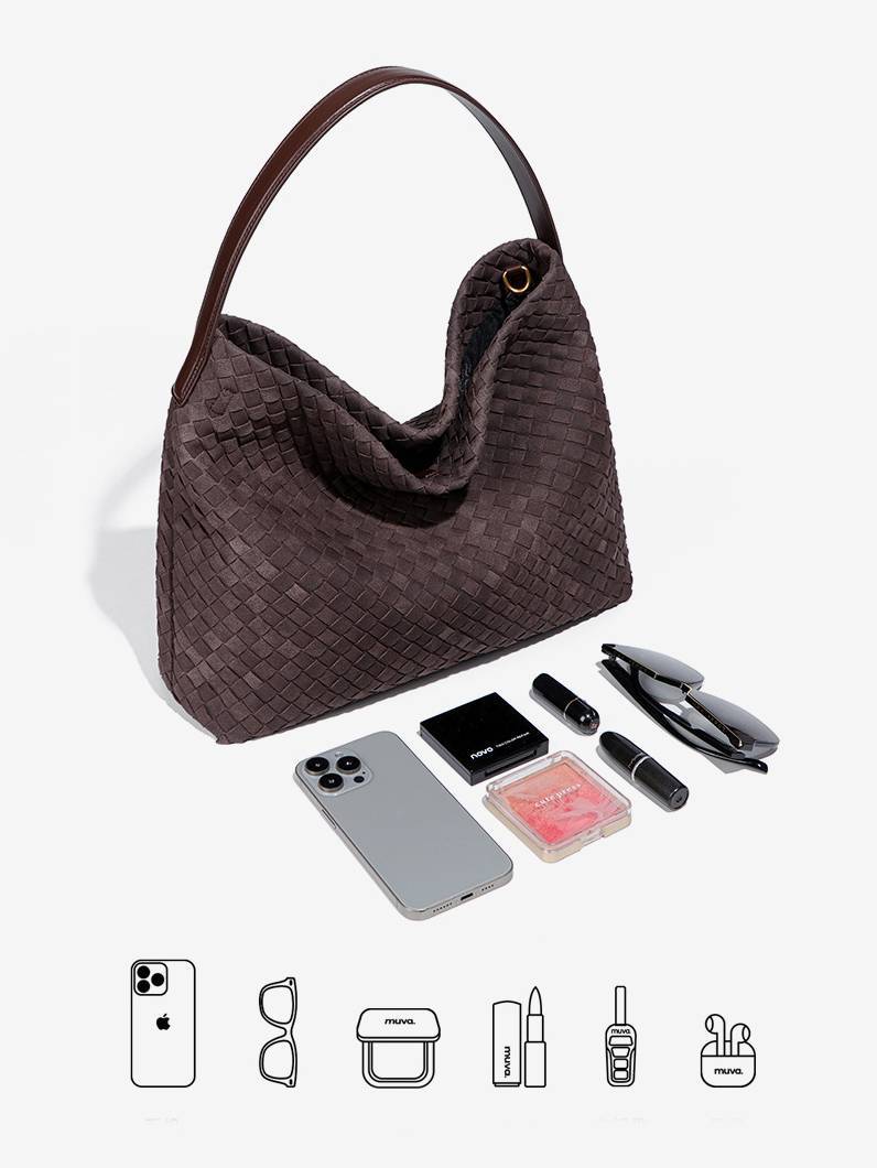 Minimalist Woven Tote Bag Underarm Bag