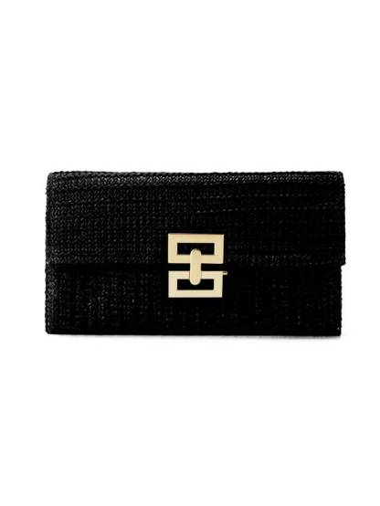 Straw Minimalist Clutch Chain Bag