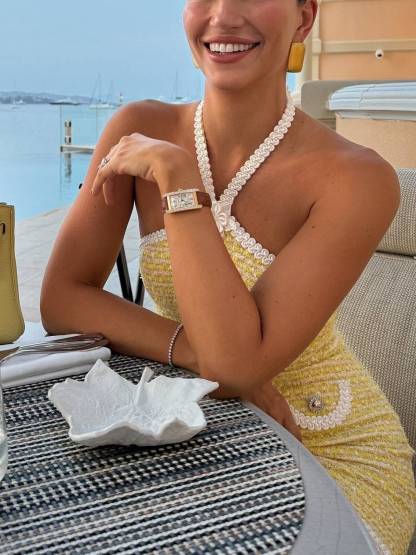 Elegant Halter Neck Slim-Fit Mini Dress