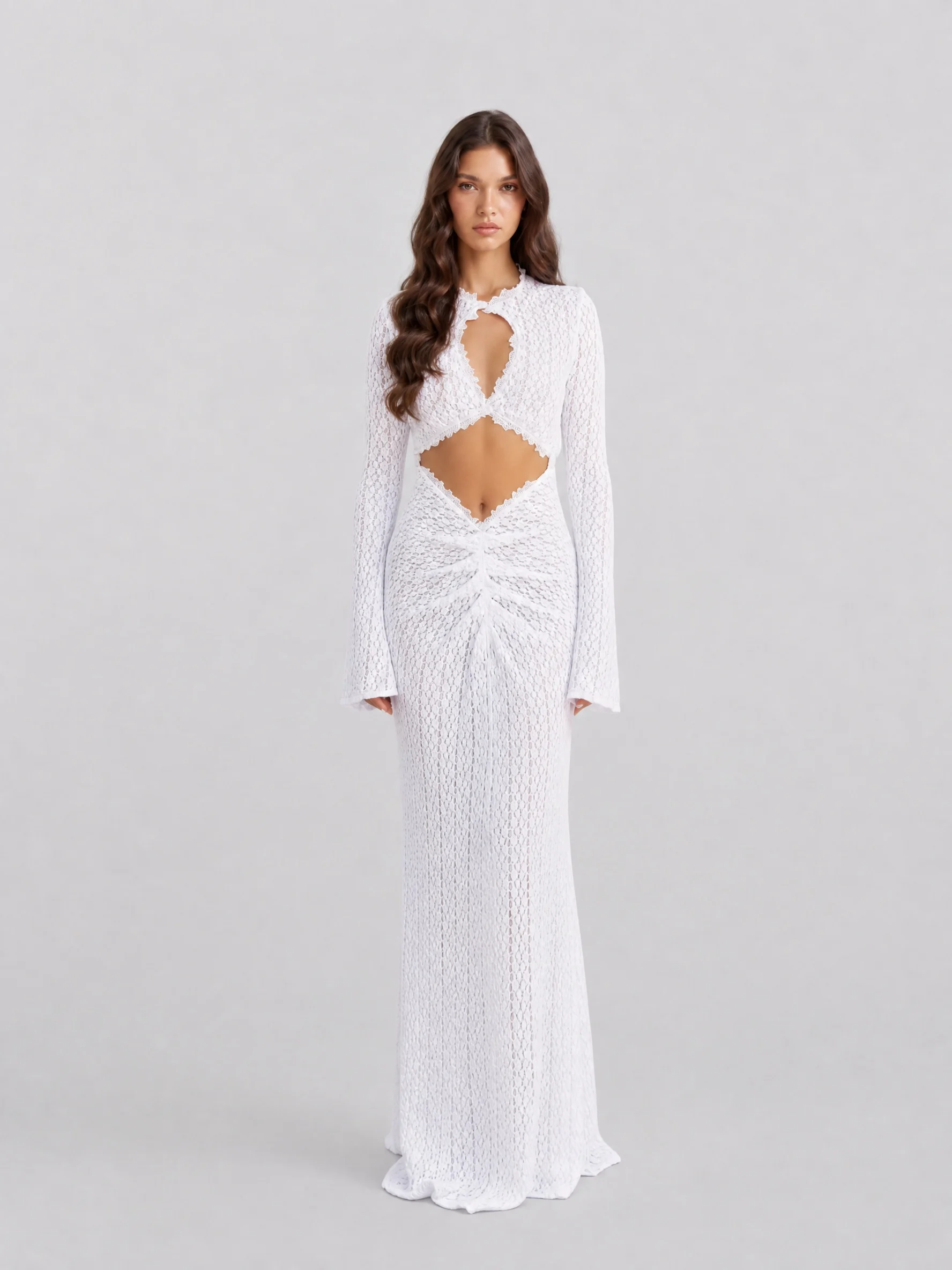 Sheer lace asymmetrical beach vacation dress [erp-image:f5714dab40ac72790f09c03f]