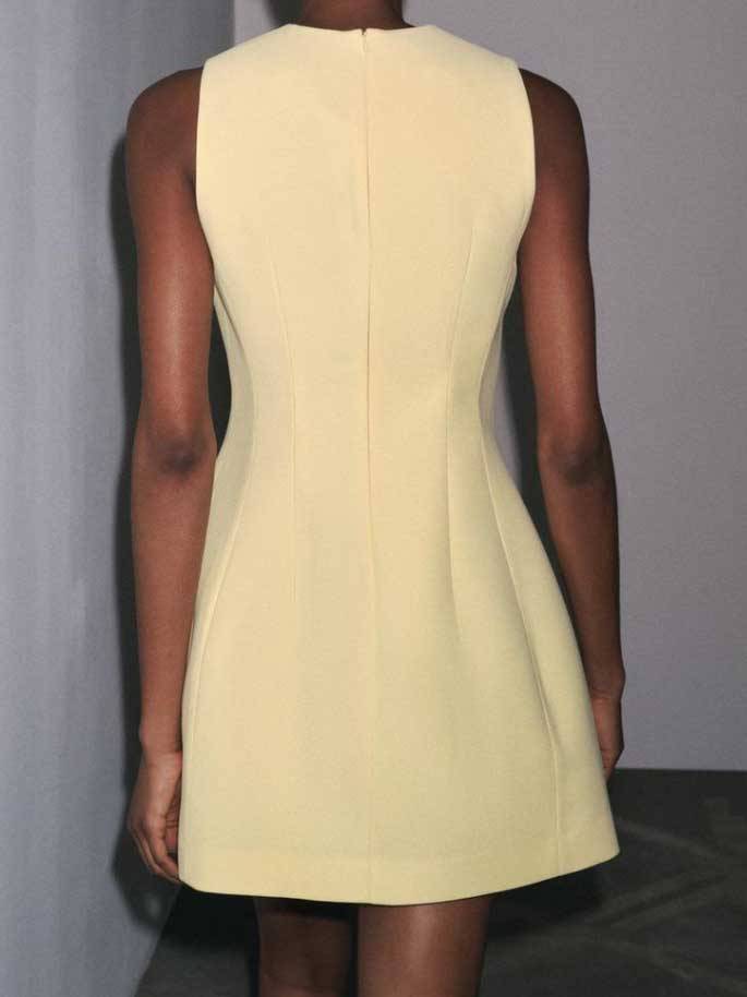 Minimalist Elegant Sleeveless Mini Dress