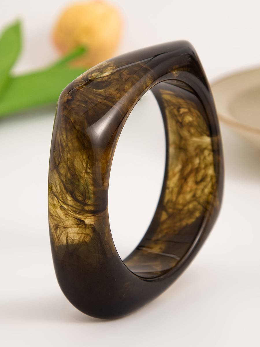 Geometric Translucent Bracelet