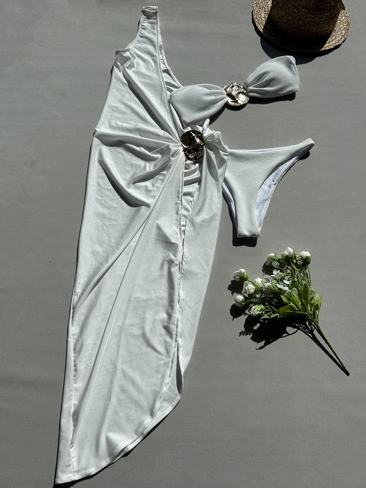 Bikini Beach Dress Three-piece Sets