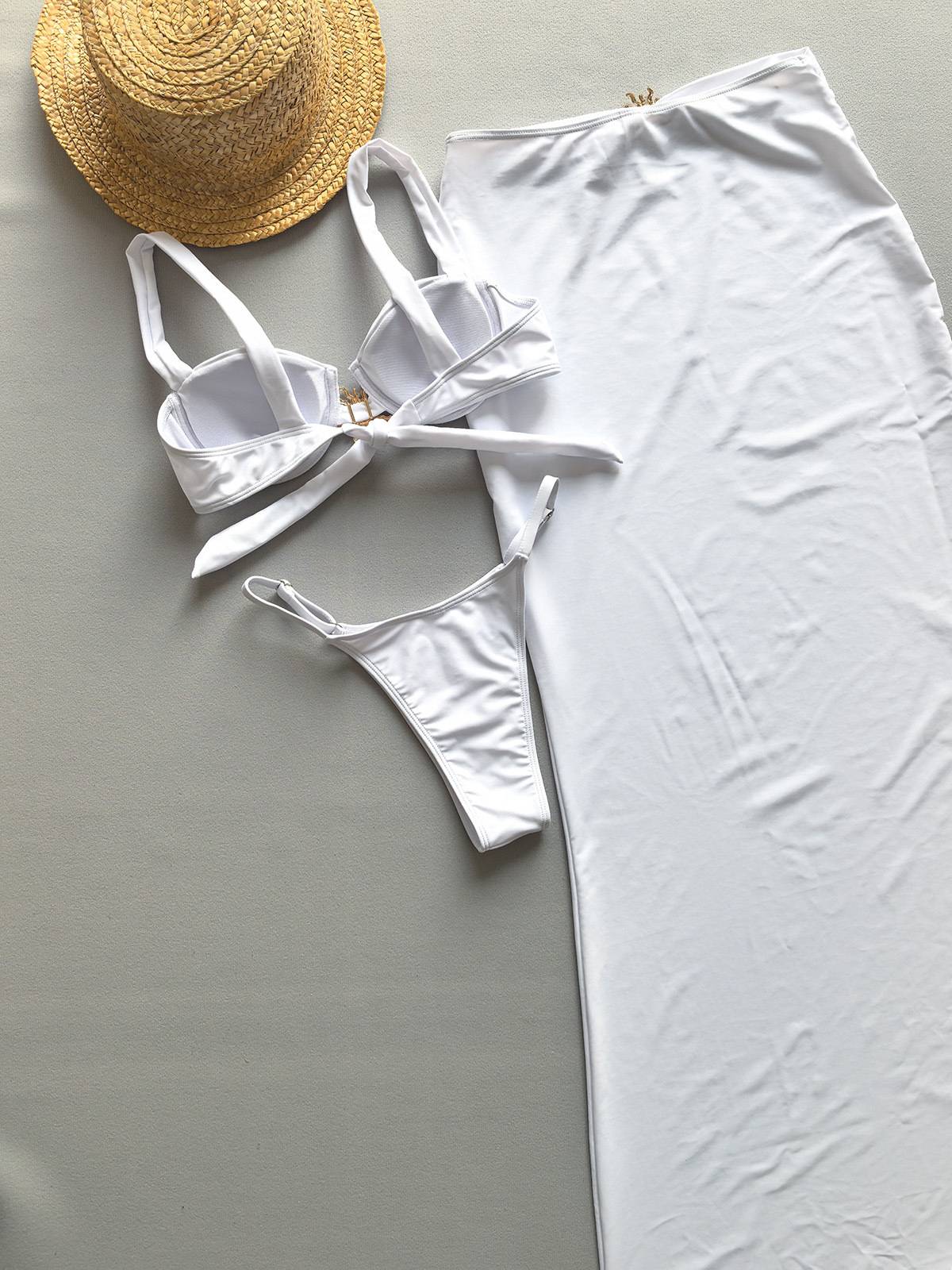 Bikini Beach Dress Three-piece Sets