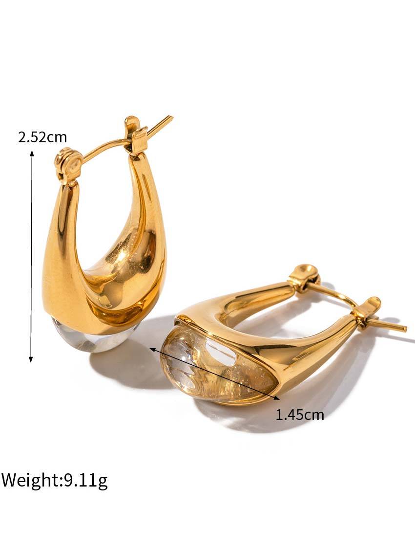 Minimalist Water Drop Earrings