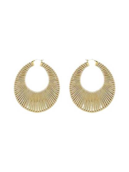 Minimalist Fan-shaped Earrings