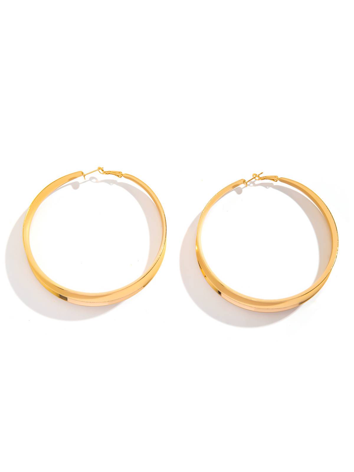 Minimalist Large Hoop Earrings