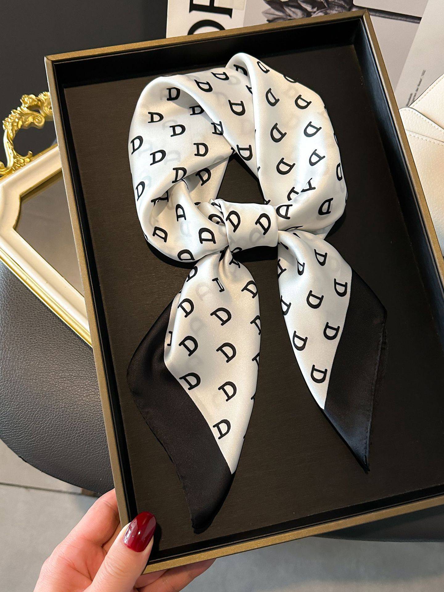 Classic Alphabet Scarf Turban