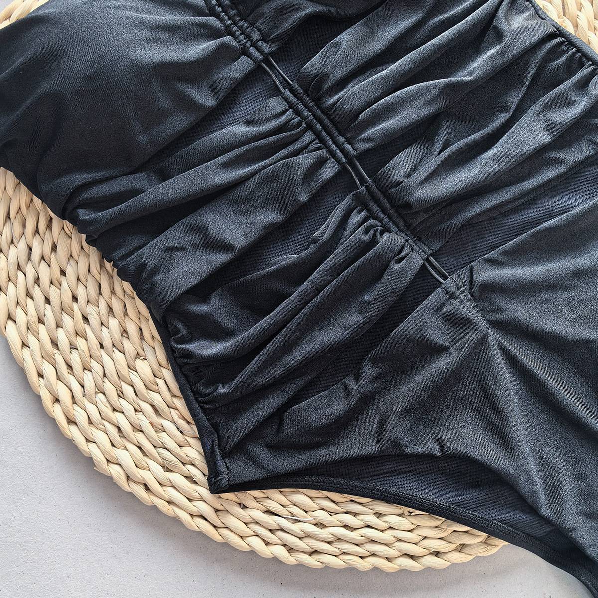 Halter Hollow One-Piece Swimsuit