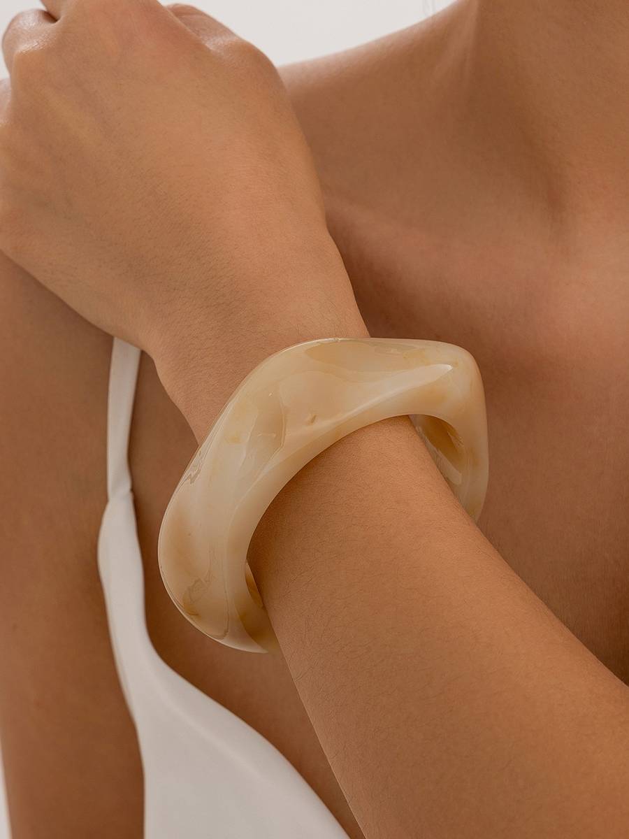 Geometric Translucent Bracelet