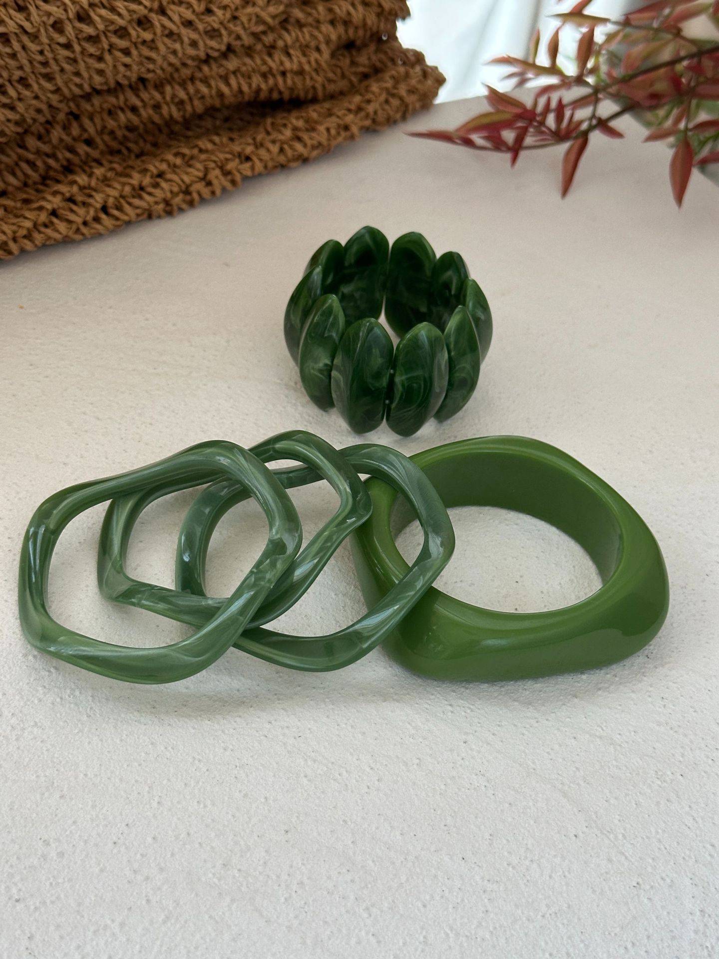 Vacation Style Candy Color Bracelet