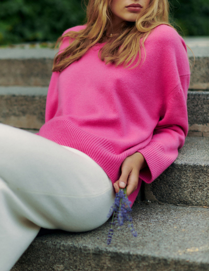 V-Neck Pullover Sweater