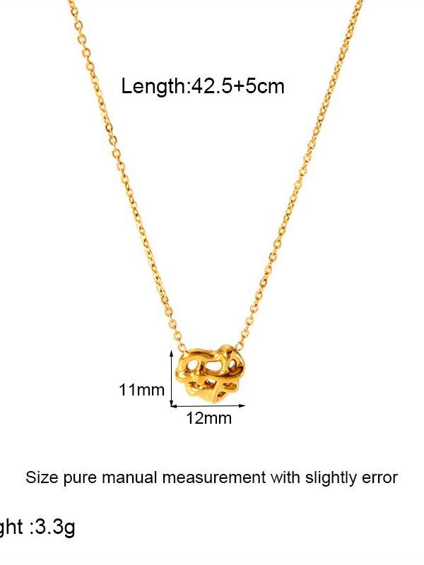 Heart Shell Palm Tree Necklace