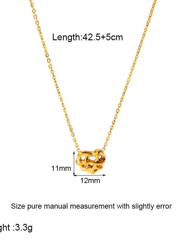 Heart Shell Palm Tree Necklace