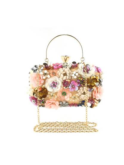 Three-dimensional Flower Handbag Chain Bag