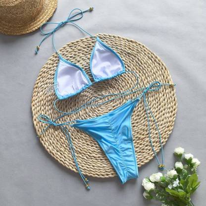 Two-way bikini three-piece set