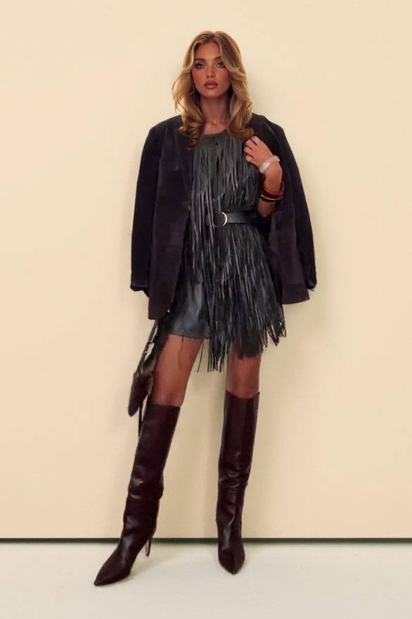 Tassel Design Mini Dress