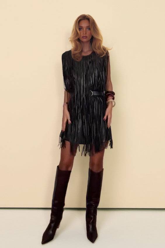 Tassel Design Mini Dress
