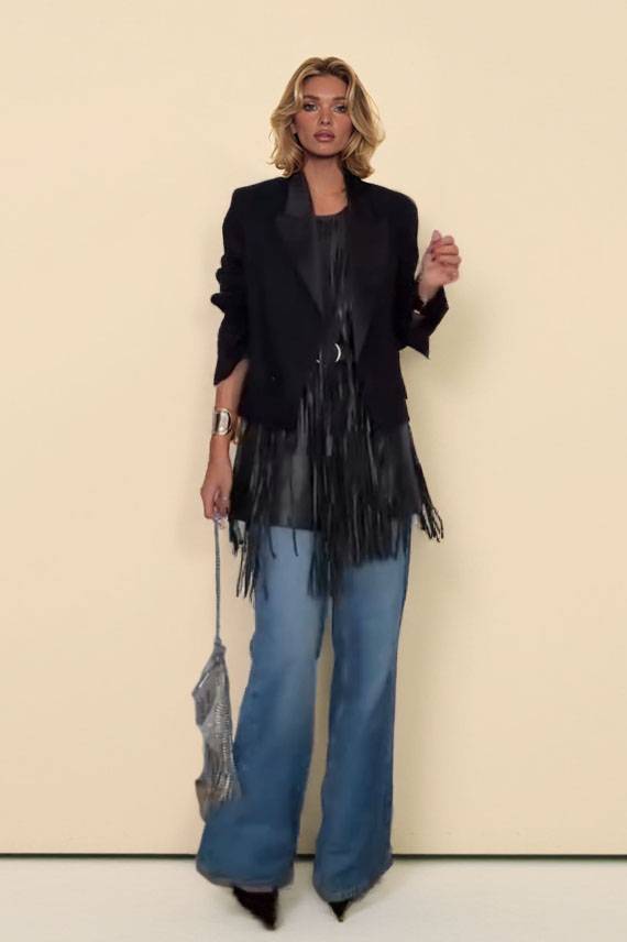 Tassel Design Mini Dress