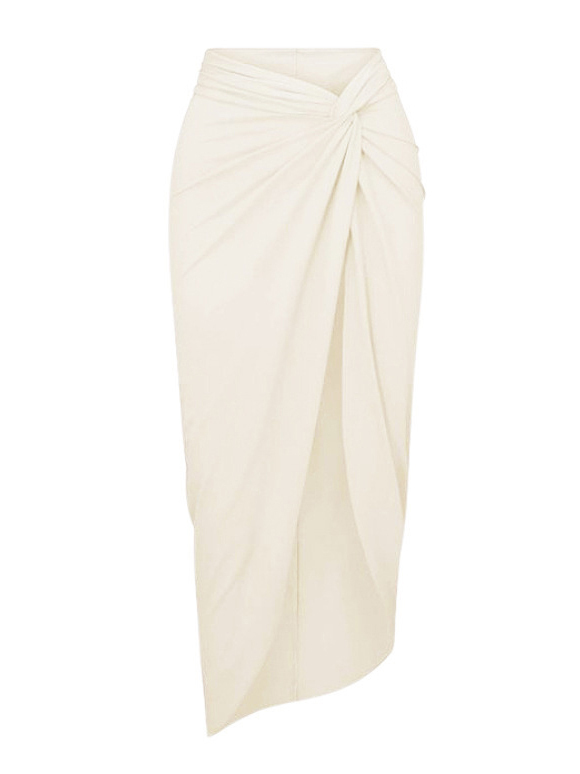 Fashion Sexy Twist Slit Skirt