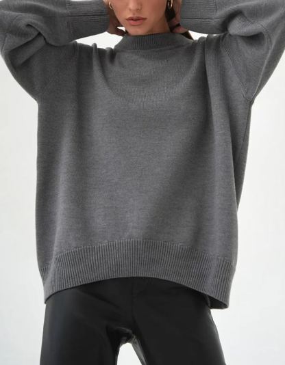 All-Match Casual Crewneck Knit Sweater