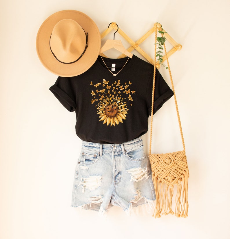 Sunflower Butterfly Shirt