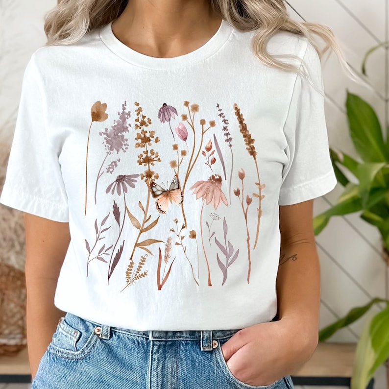 Pastel Floral Vintage Shirt