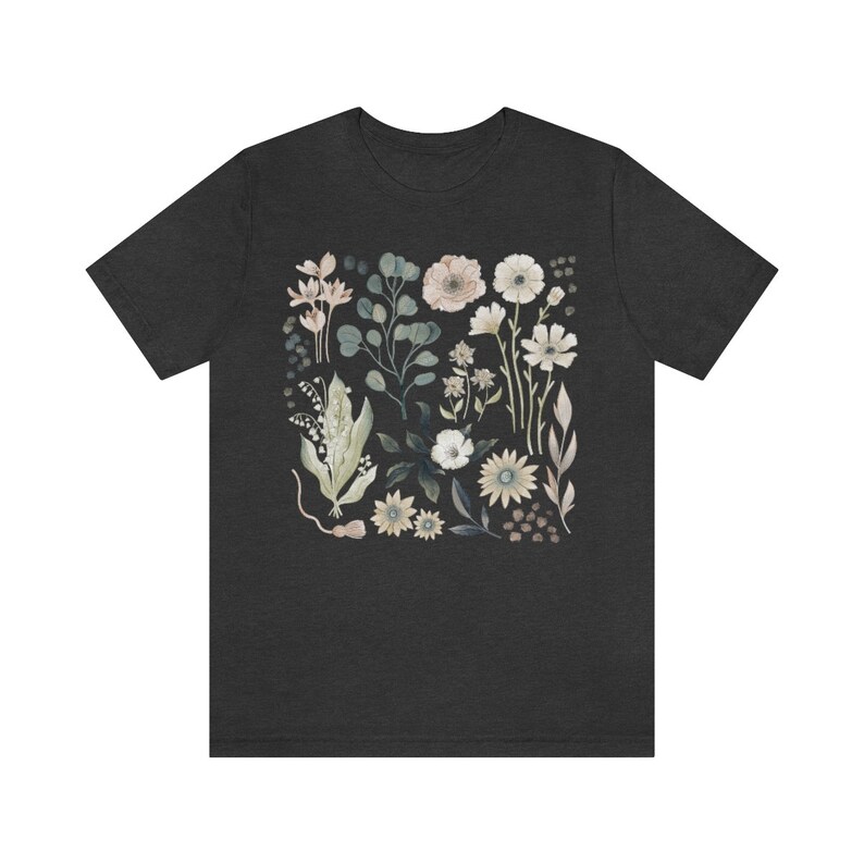 Cottagecore Forestcore Pressed Flowers Shirt