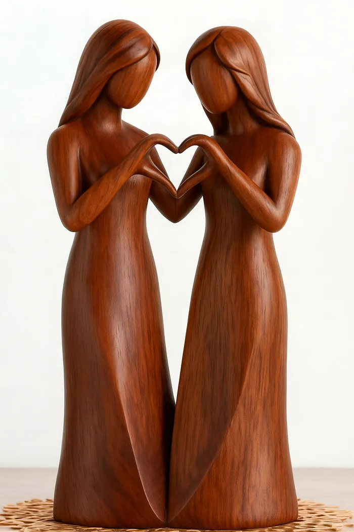 🔥LAST DAY 49% OFF🌊Sisters by My Side, Celebrates Friendships Three Sisters Sculpture