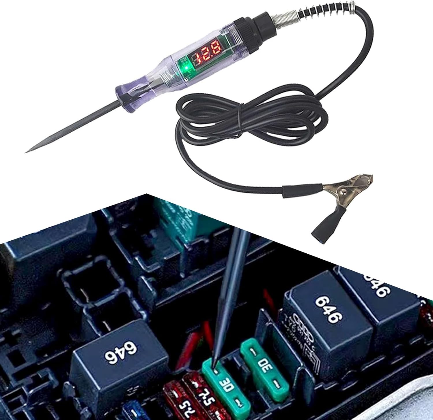 Heavy Duty 5-120V Digital LED Circuit Tester