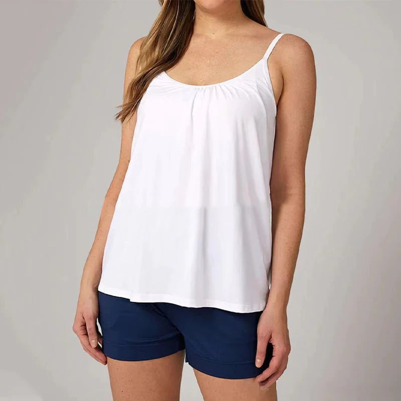 2024 Loose-fitting Tank Top With Built-in Bra