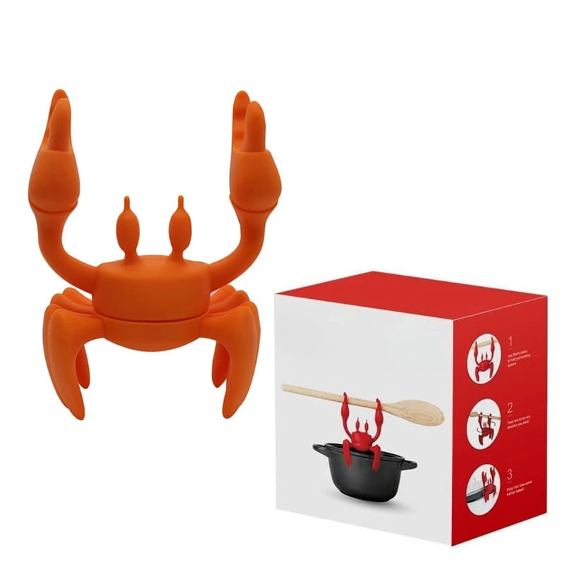Silicone Crab Utensil Holder