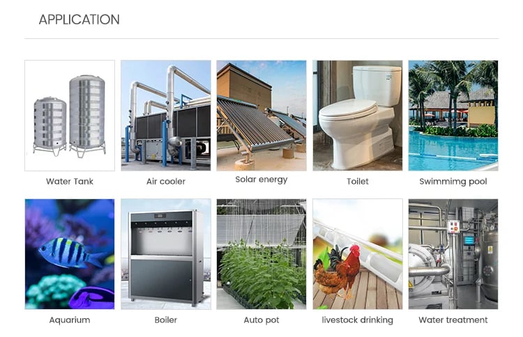 Automatic water level control valve