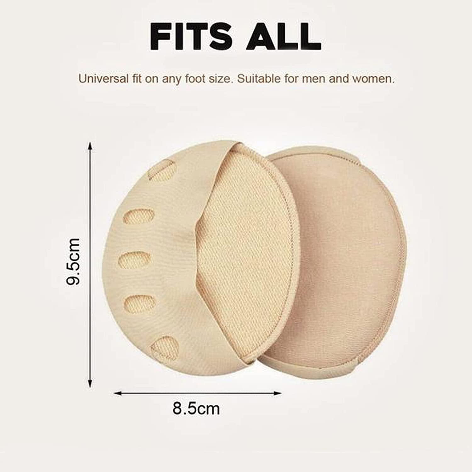 Cushioning ice silk high heel insoles