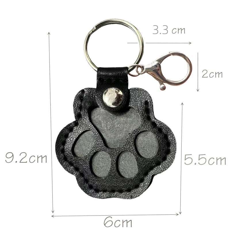 💖Leather Pet Memorial Keychain  🐾 Keep Their Memory Close, Always