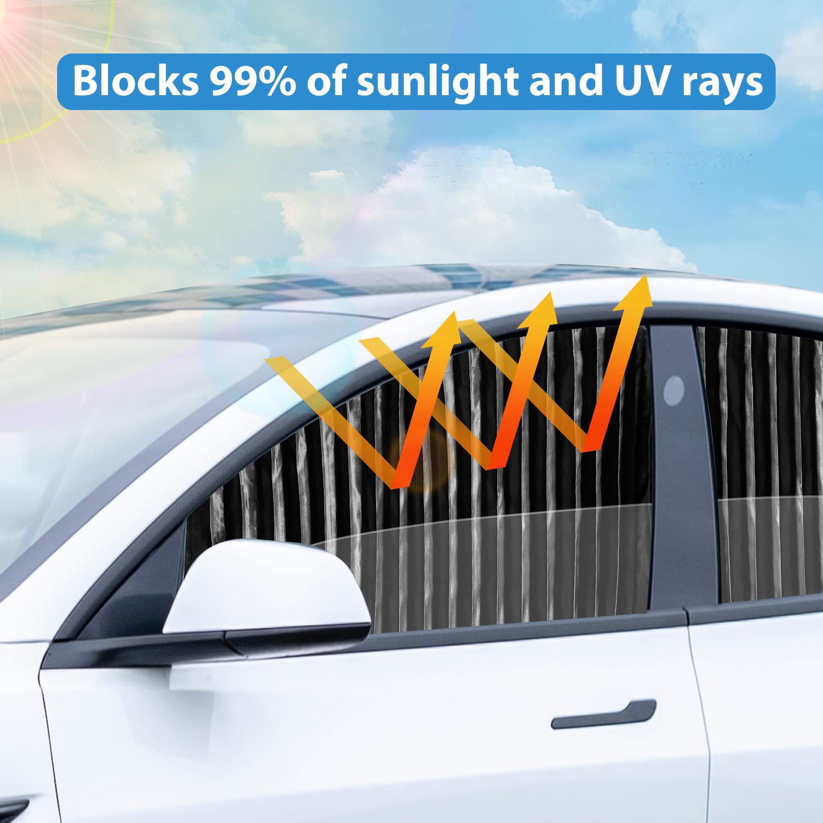 Universal Magnetic Car Side Window Privacy Sunshade