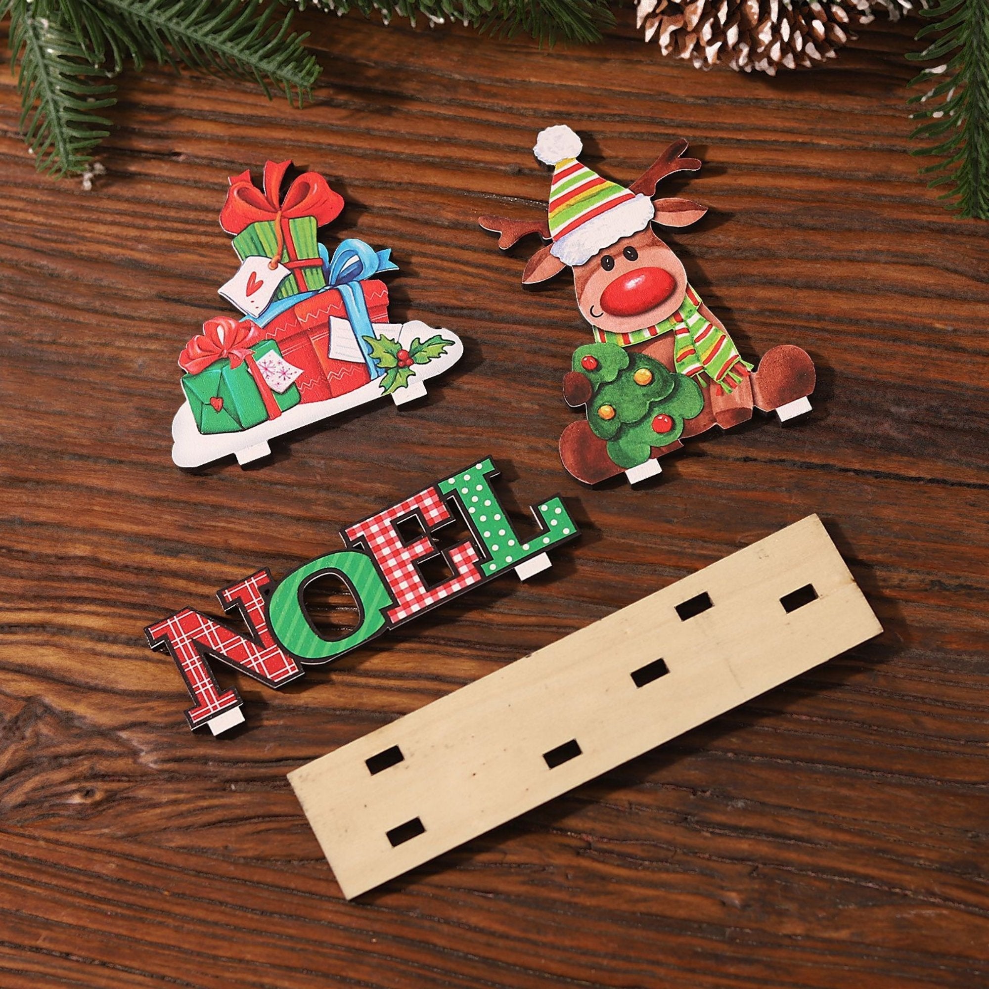 Christmas Standing Signs Table Decorations